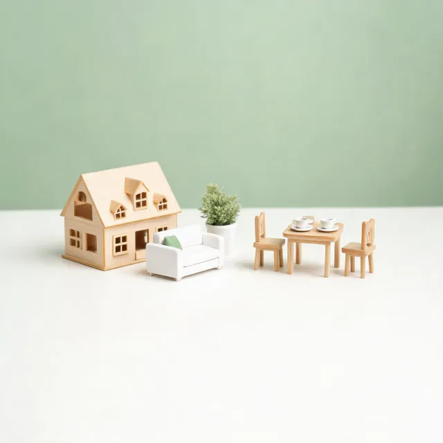 Pretend play dollhouse